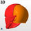 Thumbnail: Red Hood Joker Variant Helmet Cowl | 3D Model Project #N02