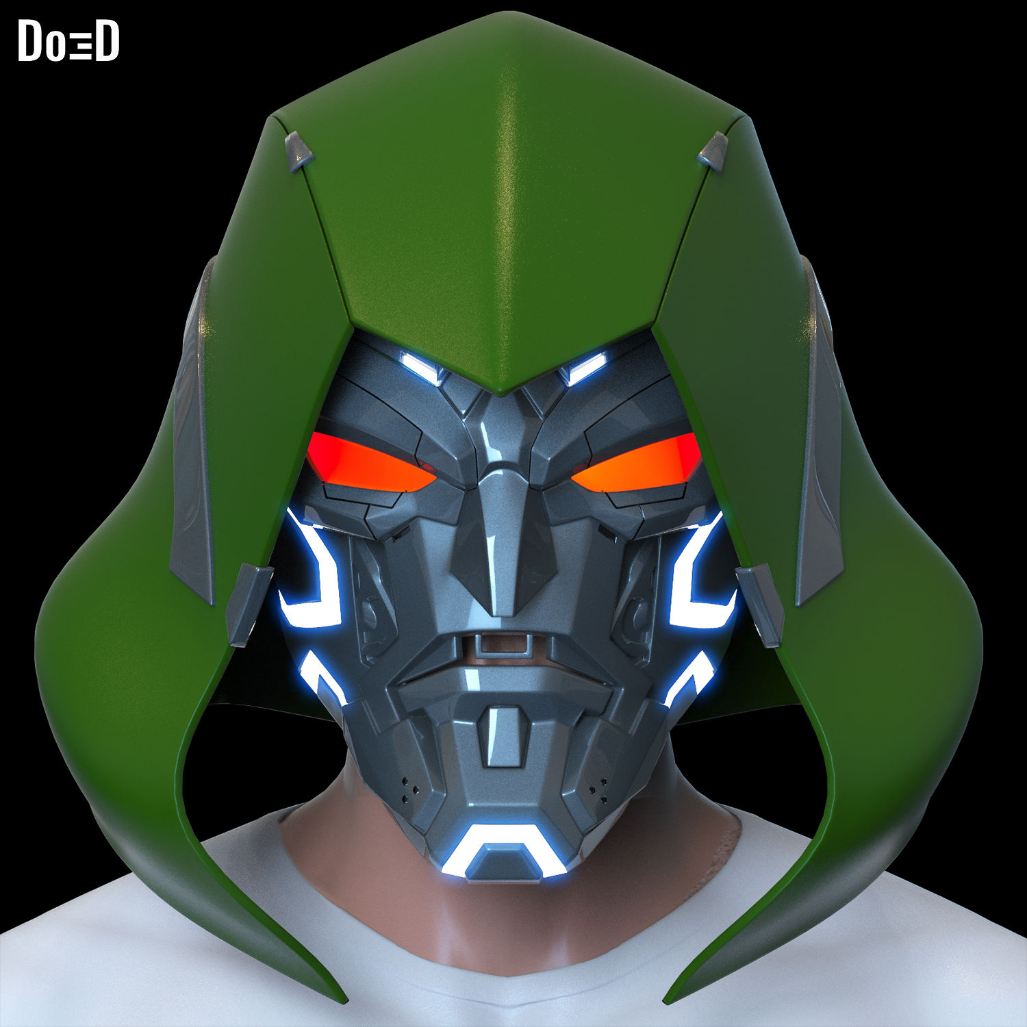 Doctor Doom 2099 Rivals Helmet | 3D Printable Model #DR99