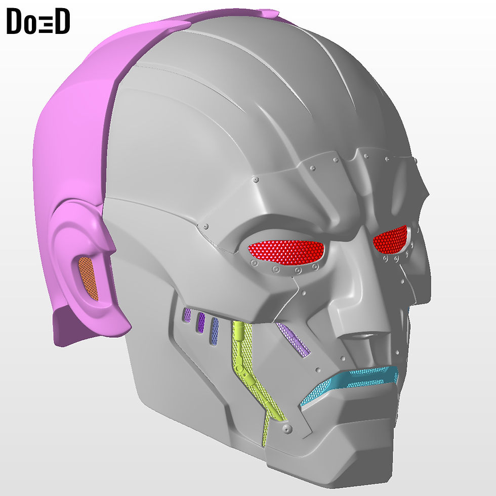 Thumbnail: Doctor Doom Victor Von Doom FF2 Helmet | 3D Printable Model #FF2