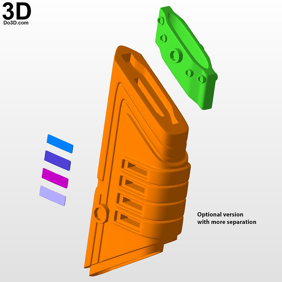 Thumbnail: Darksaber Mandalorian Light Saber Star Wars 3D Printable Model #K74