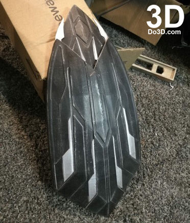 Thumbnail: Captain America Gauntlet Wakanda Nomad Shield | 3D Model Project #4102