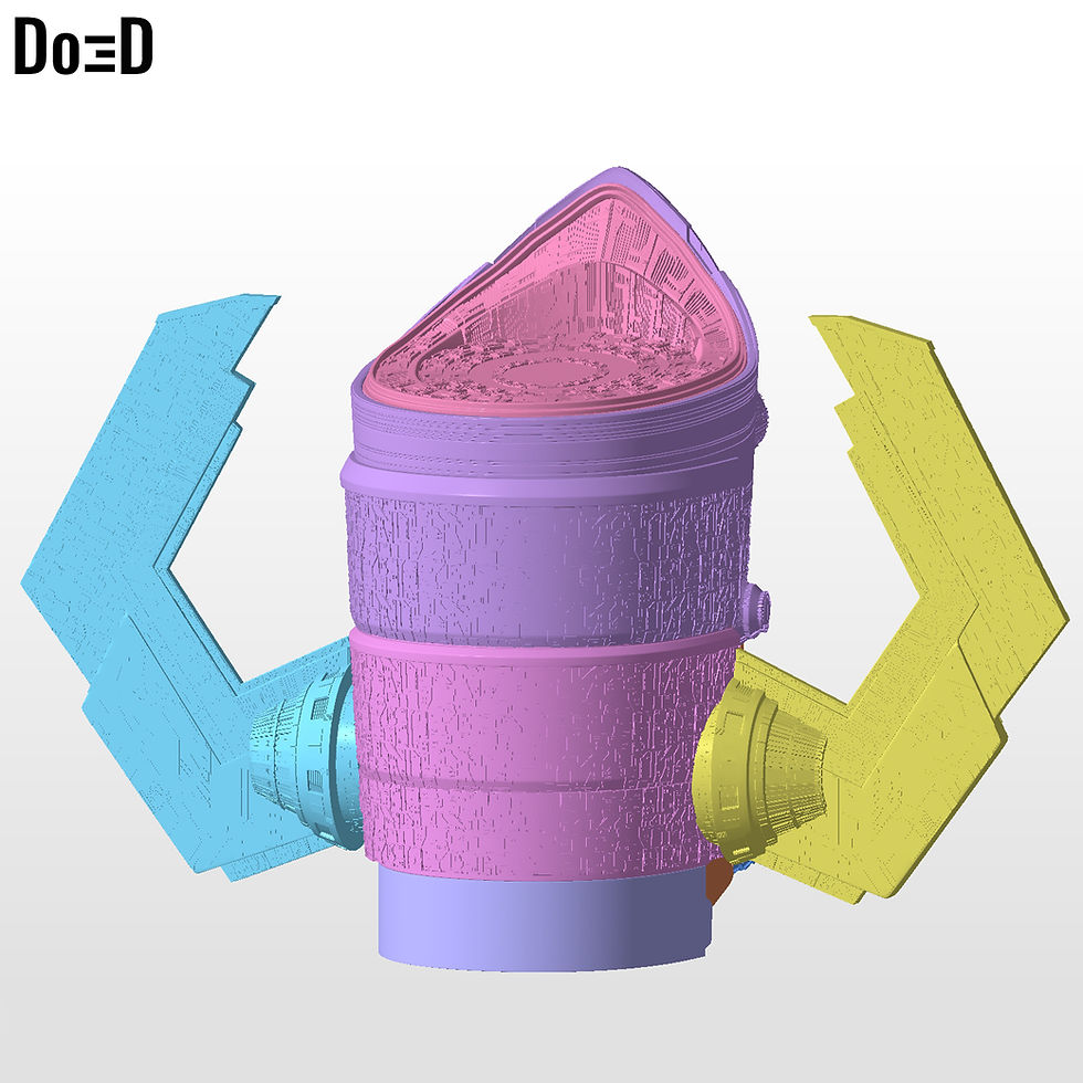 Thumbnail: Galactus Popcorn Bucket / Helmet Fantastic Four 3D Printable Model STL File #GF3