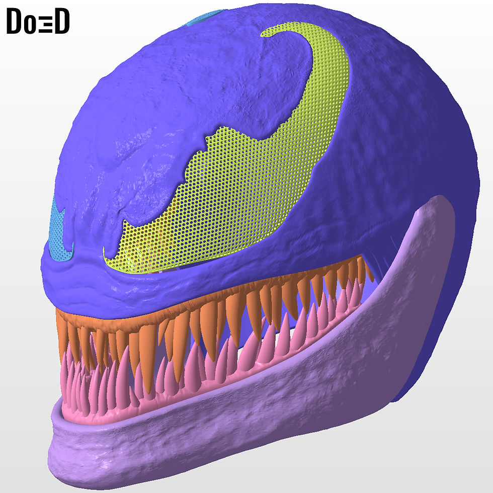 Thumbnail: Venom Spider-Man 2 PS5 Helmet  | 3D Printable Model File #V111