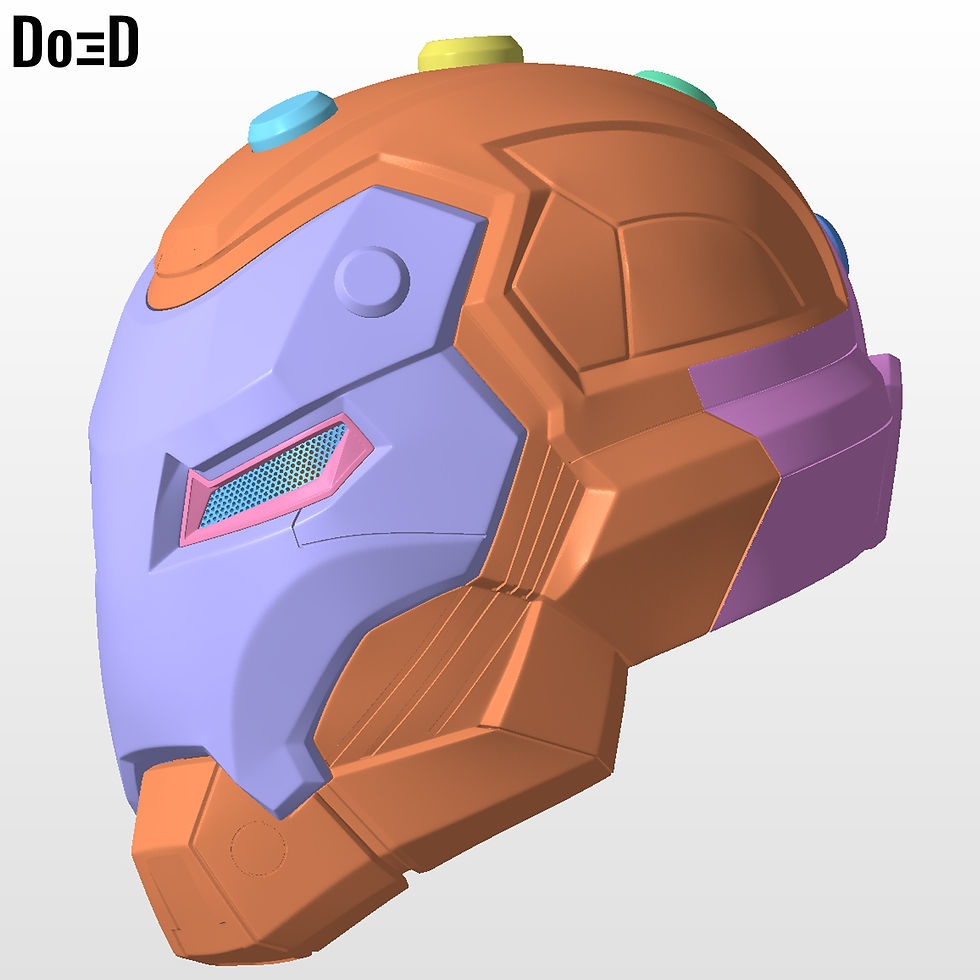 Thumbnail: Steam Power Helmet Iron Man Steampunk Rivals | 3D Printable Model #SP29