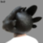 Thumbnail: Toothless Helmet 2025 How to Train Your Dragon 3D Printable Model STL File #T381