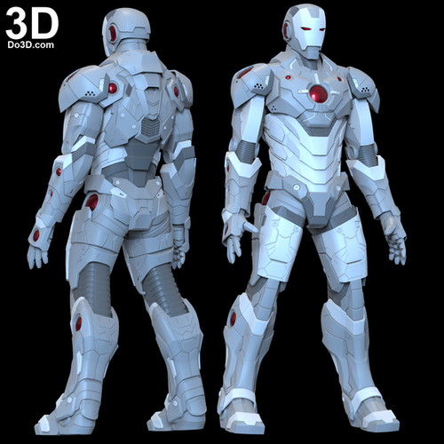 Black x Gold Iron Man Helmet and Armor | 3D Model Project #6239 | Do3D