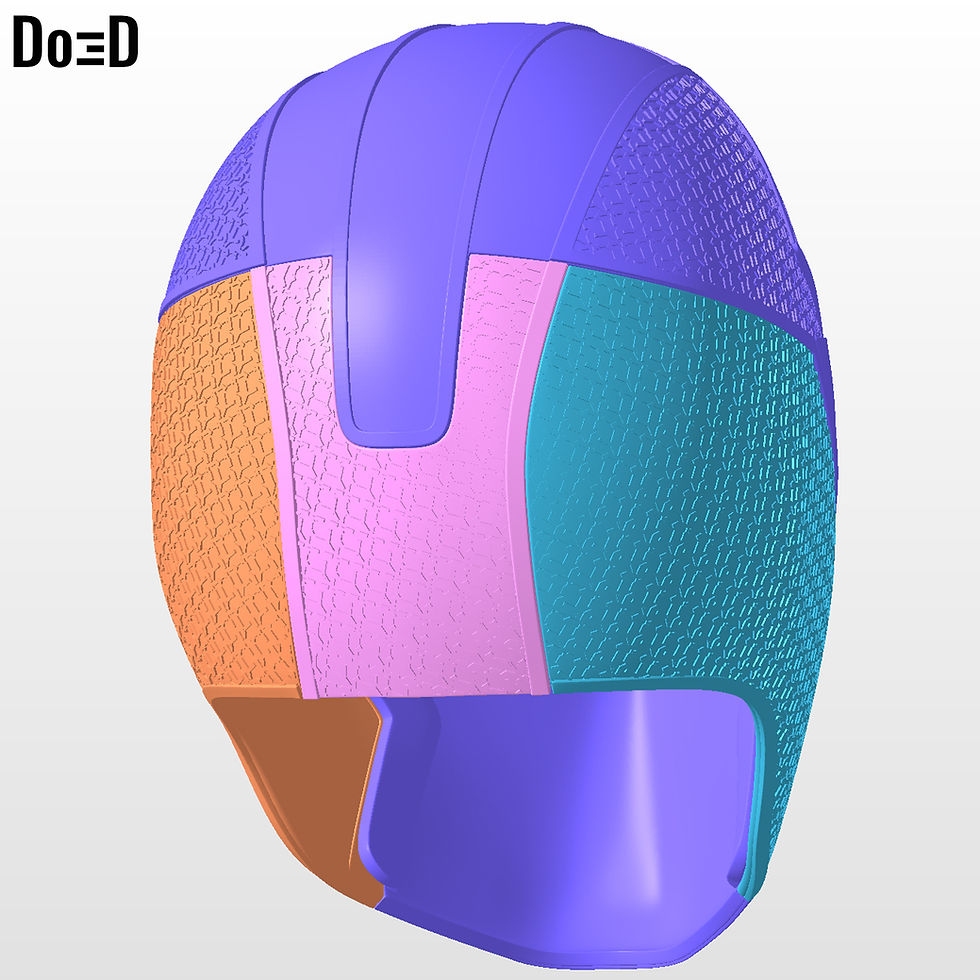 Thumbnail: Evil Spider-man Helmet Madame Web Spider Man | 3D printable model STL File #MW7
