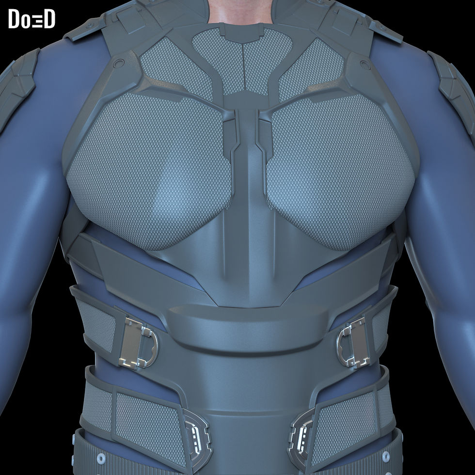 Thumbnail: Wolverine X-Men Days of the Future Past Armor| 3D Printable Model #WX5
