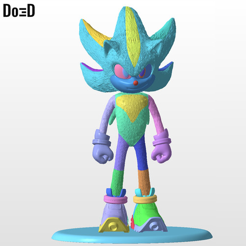 Shadow Sonic 3 Statue | 3D Printable Model #SS04 | Do3D