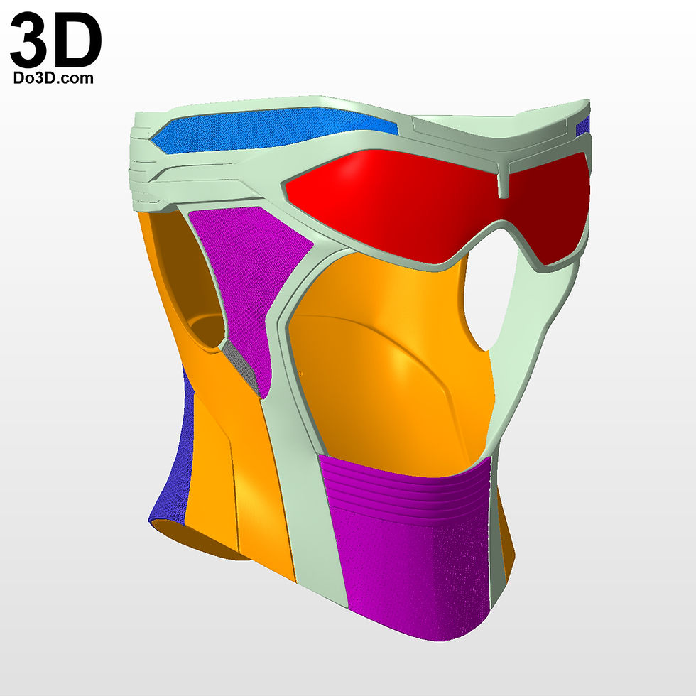 Thumbnail: New Falcon Captain America Goggles and Head Piece | 3D Printable Model #FA49
