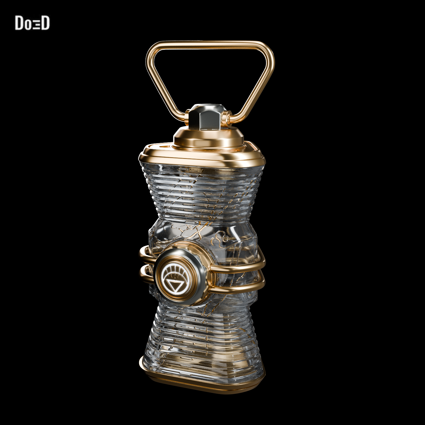 Power Battery D2 Dark White Lantern Life 3D Printable Model STL