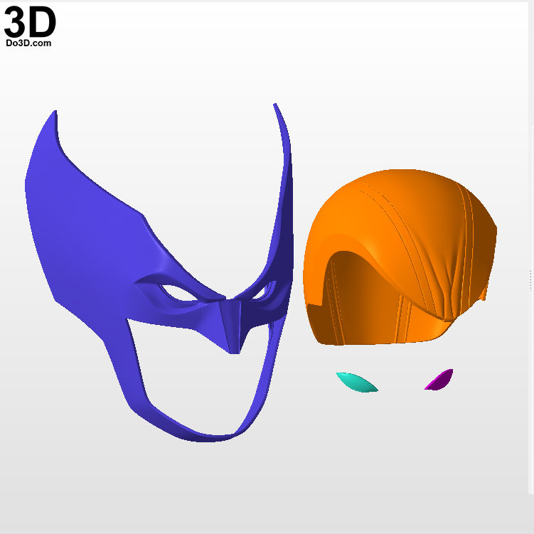 Thumbnail: Wolverine Fortnite Cowl / Helmet | 3D Printable Model STL Print File
