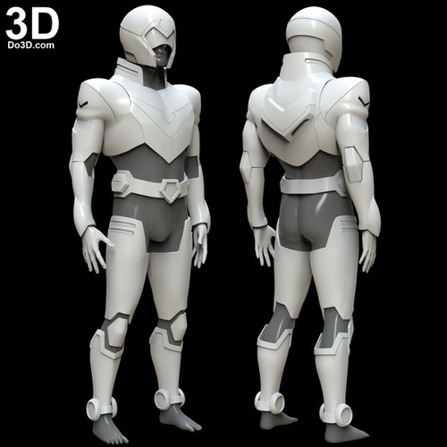 Paladin Voltron Netflix Full Armor With Helmet 3D Printable Model 