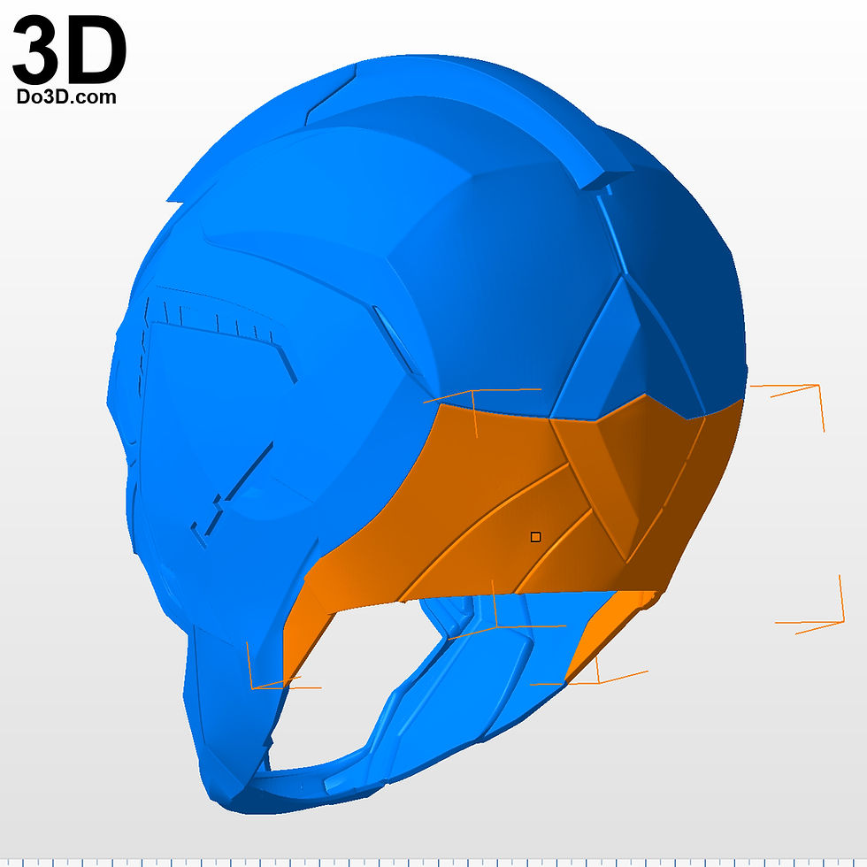 Thumbnail: Yon Rogg Helmet from Captain Marvel Movie | 3D Model Project #6176