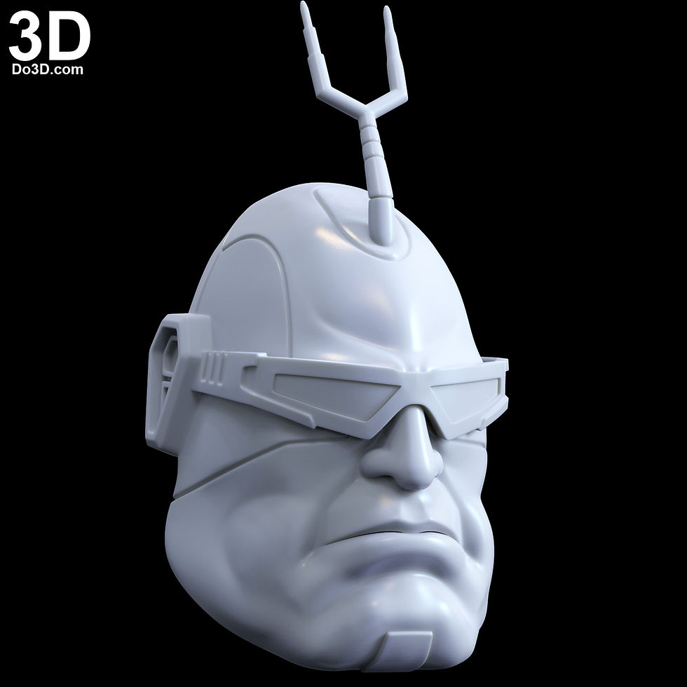 Thumbnail: Krang Android Helmet Mask Teenage Mutant Ninja Turtles | 3D Printable Mode #5245