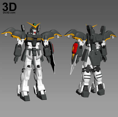 XXXG-01D Gundam Deathscythe Full Body Armor | 3D Model Project XXXG-01D Gundam Deathscythe Full Body Armor | 3D Model Project