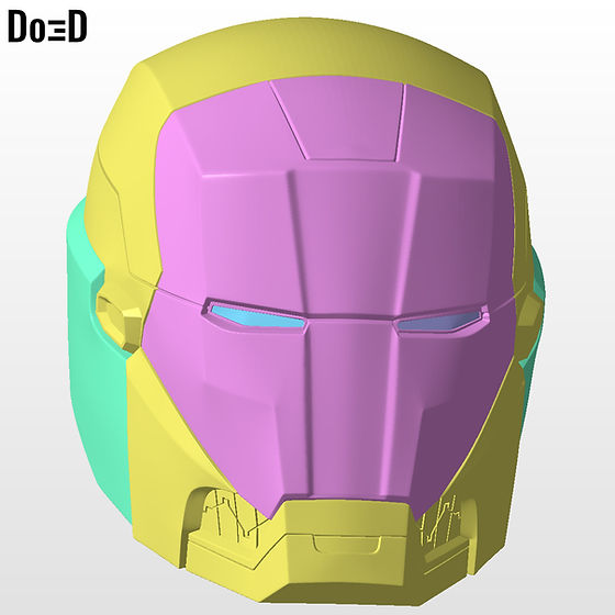 Iron Man Mark XXXVI MK 36 Helmet Peacemaker | 3D Printable Model