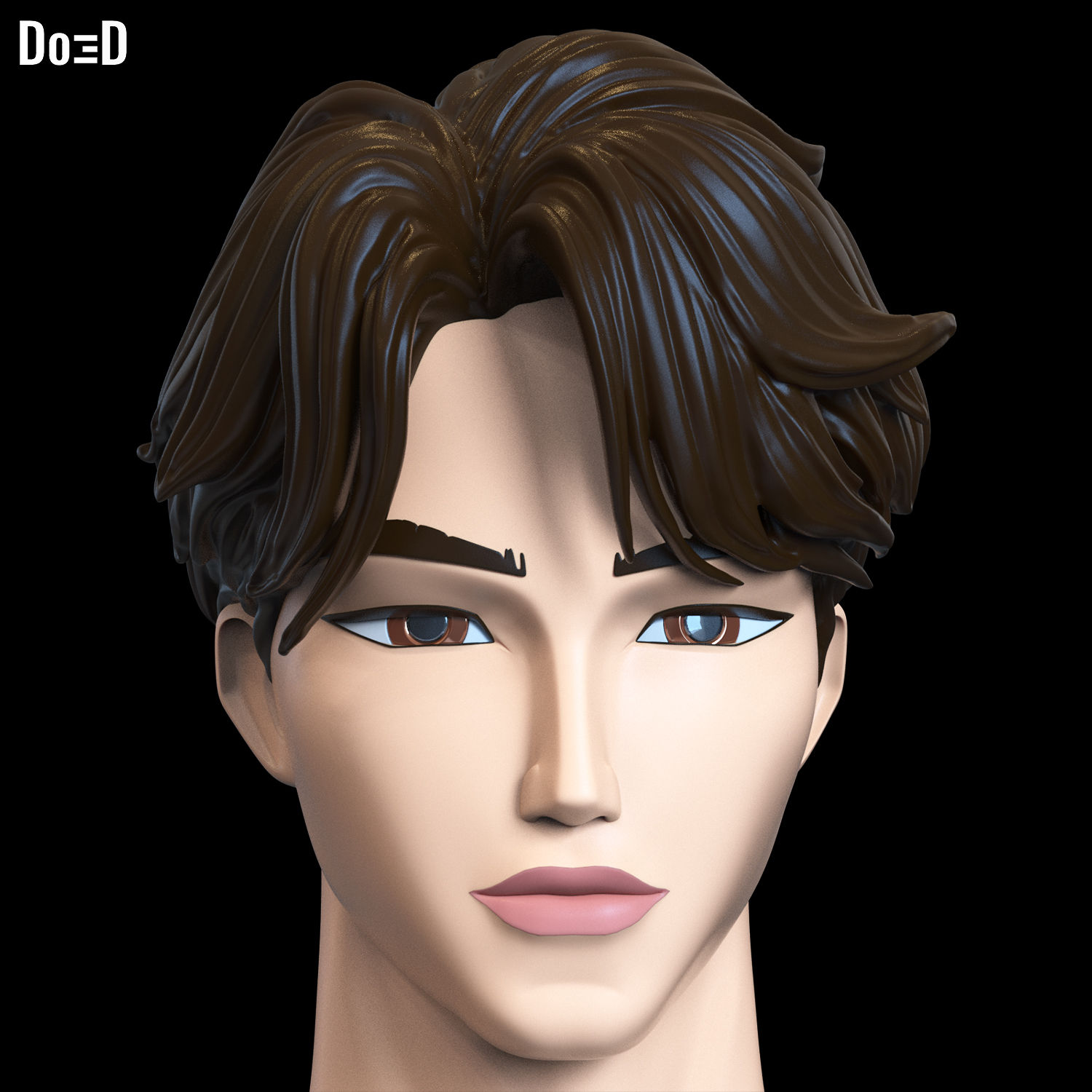 Jinu Figure Head Saja Boys K-Pop Demon Hunters Any Scale 3D Model STL File #JS62