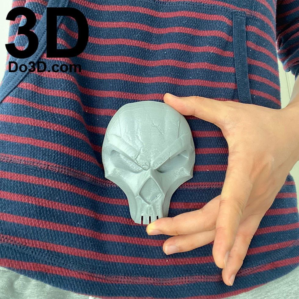 Thumbnail: Spawn Mortal Kombat Necklace and Belt Buckle Skulls | 3D Model Project #6595