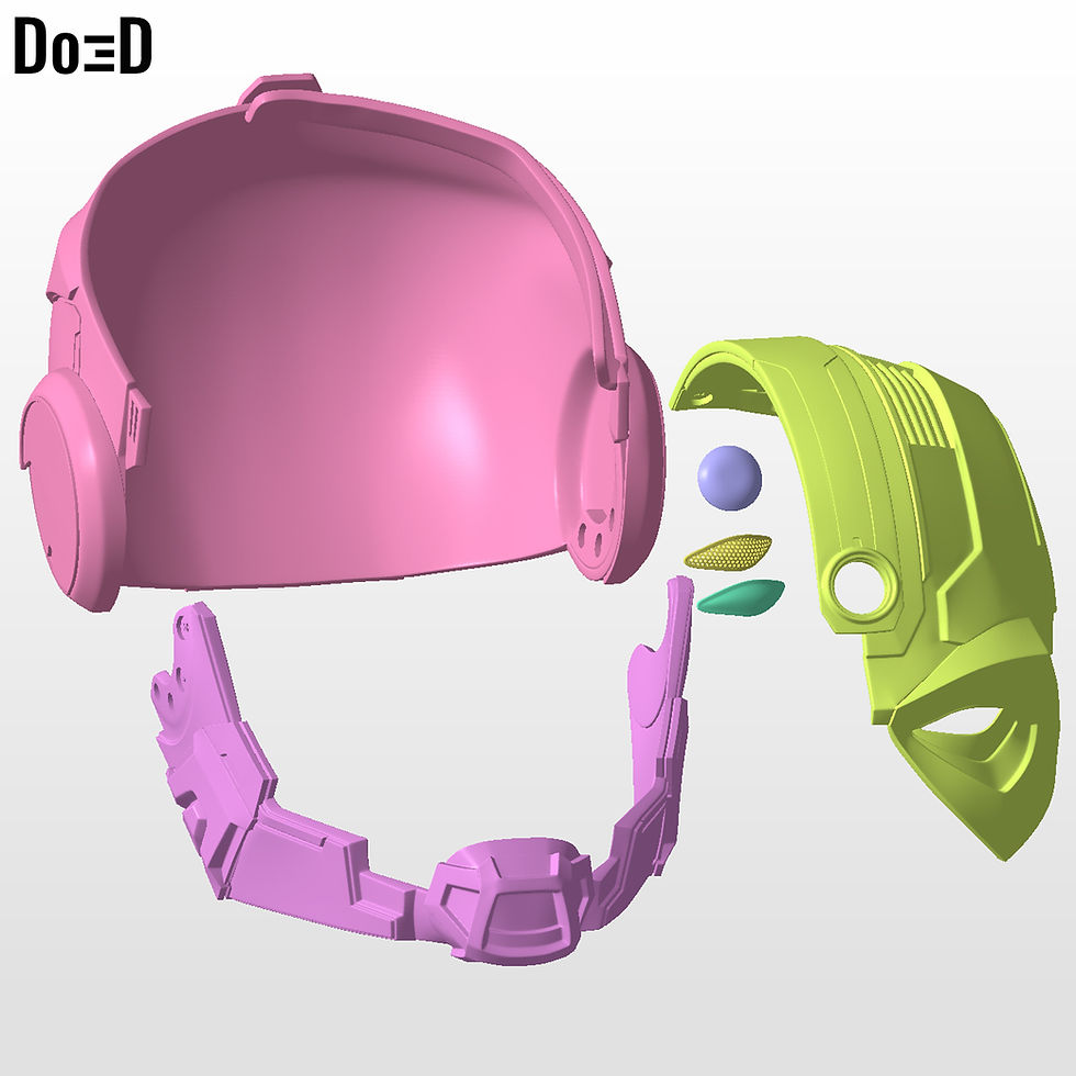 Thumbnail: Cyborg Justice League Variant Helmet Prime One | 3D Printable Model #3225