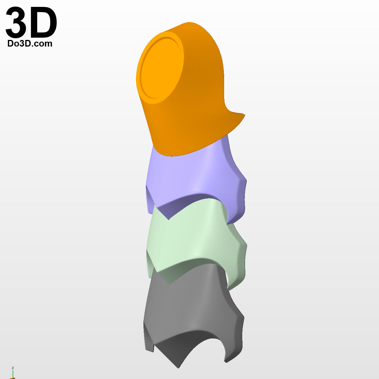 Aqua KH3 Arm Piece Kingdom Hearts Birth by Sleep | 3D Printable Model #3119
