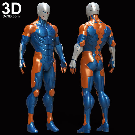 Metal Gear Solid Cyborg Ninja Gray Fox Armor | 3D Printable Model STL #5168  | Do3D