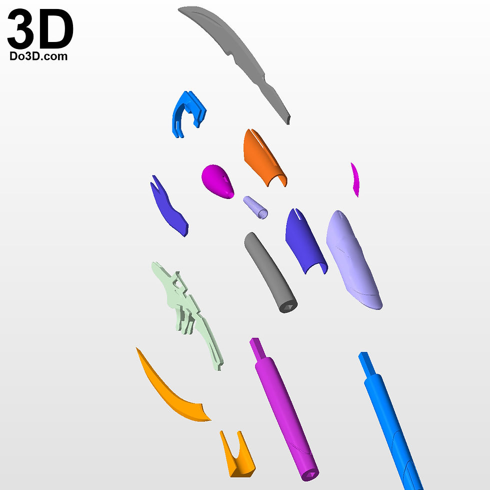 Thumbnail: 3D Printable Model: Loki Chitauri Scepter Staff Weapon | File Format: STL #2462