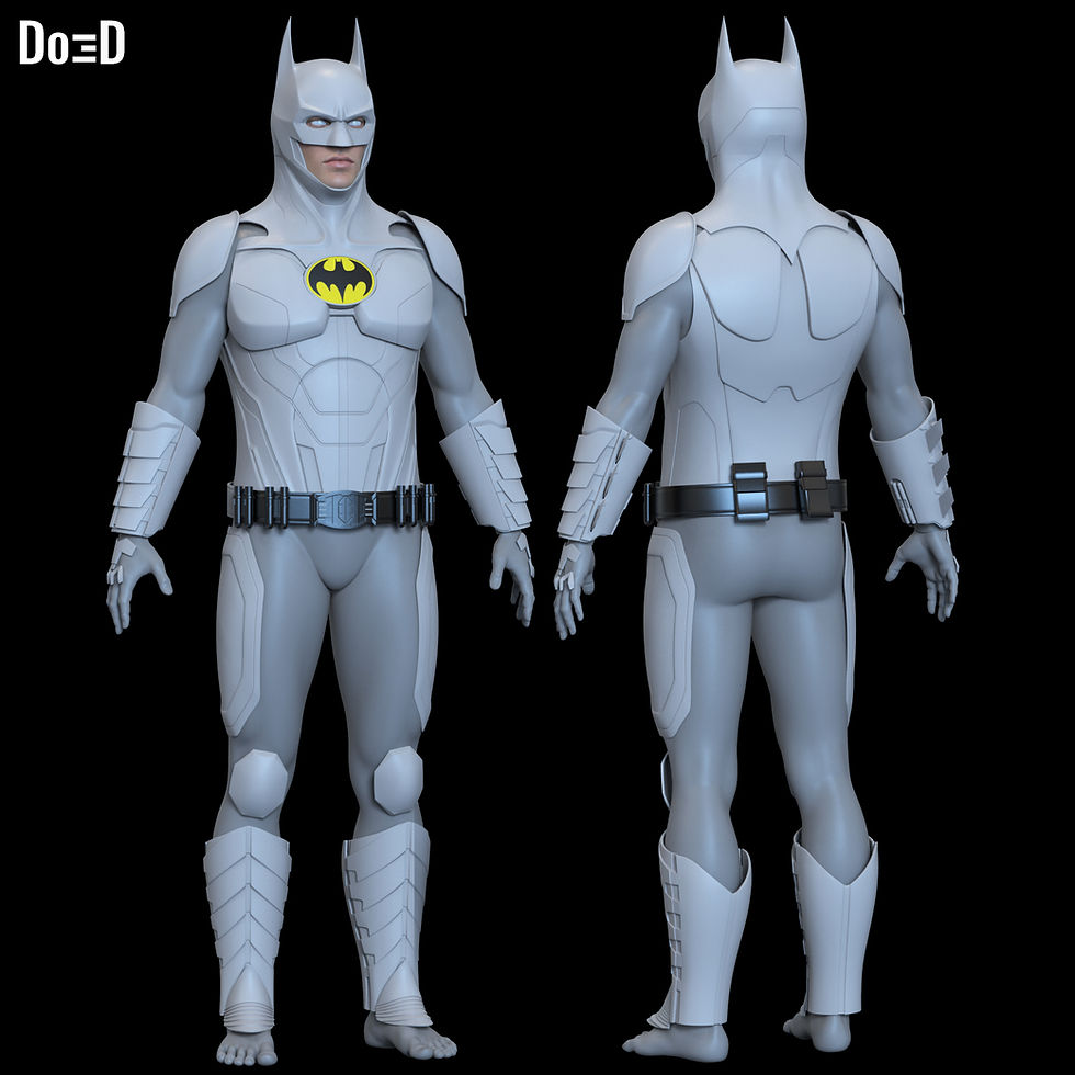 Batman Full Body Armors Michael Keaton The Flash 2023 3D Printable Model STL #2K