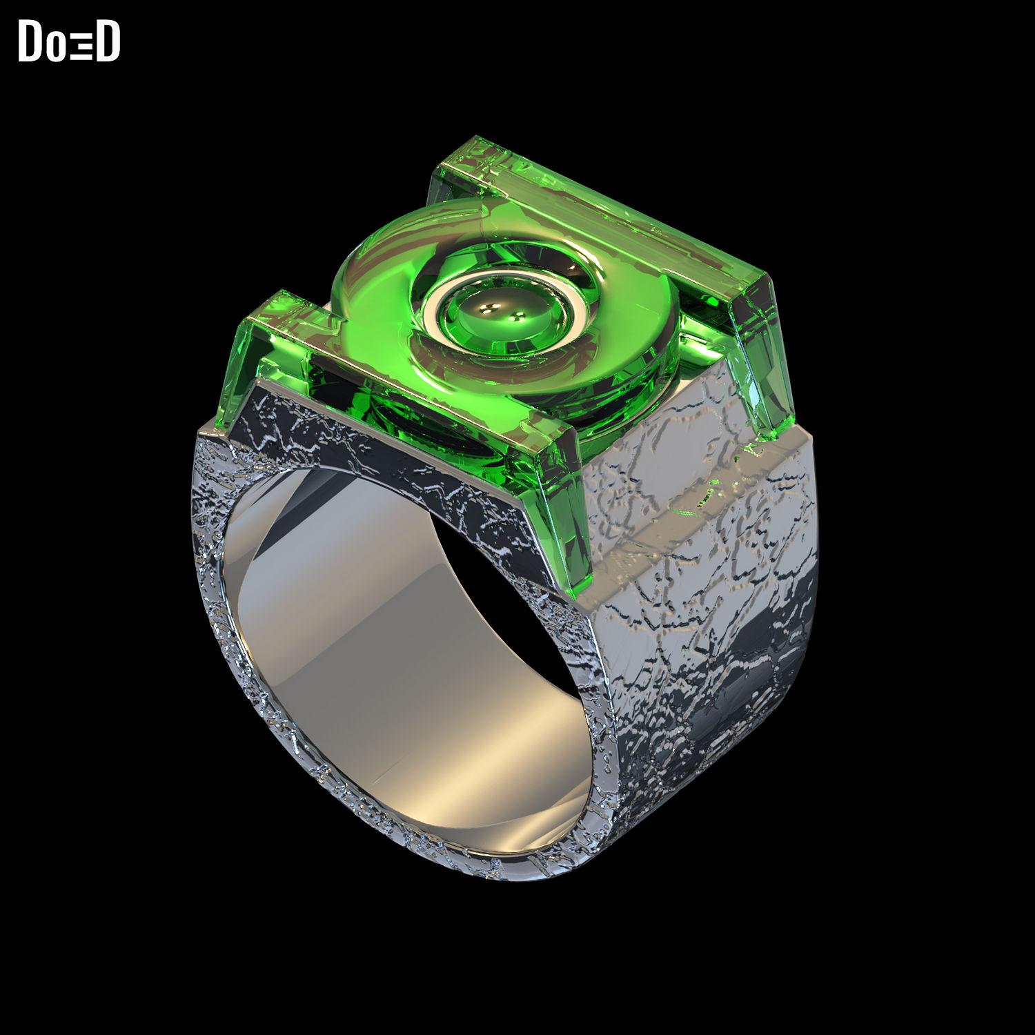 Green Lantern Ring Guy Gardner Nathan Fillion Superman Legacy 2025 3D Model #GG9