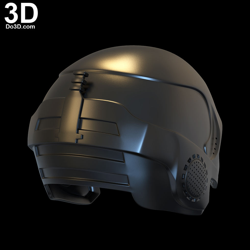 Thumbnail: Black Noir full body armors, helmet, weapons | 3D Printable Model STL File BN953