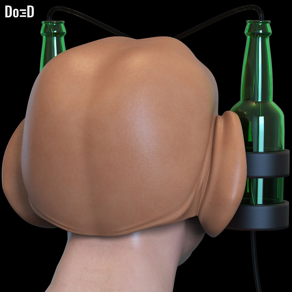 Thumbnail: Ferengi Helmet Star Trek Lower Decks Drink Hat Live CG | 3D Print File STL #FST1