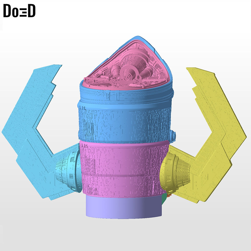 Thumbnail: Galactus Fantastic Four Helmet | 3D Printable Model STL File #GFF32