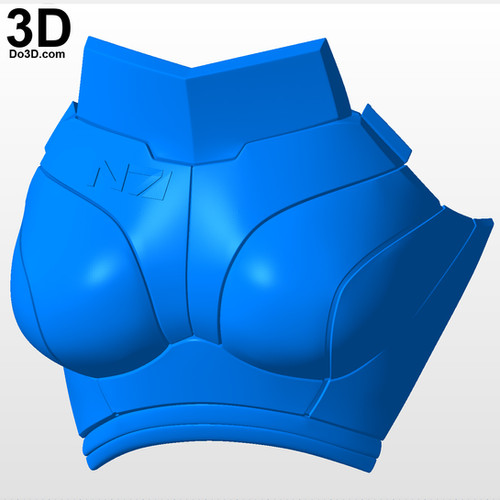 N7 Commander Shepard Female Body Armor Mass Effect Andromeda Project