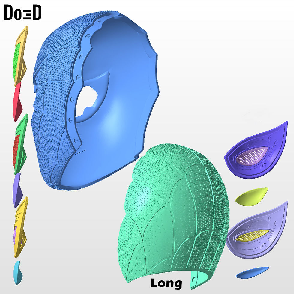 Thumbnail: Iron Spider Endgame Spider-man Face Shell Helmet 3D Printable Model STL #4544