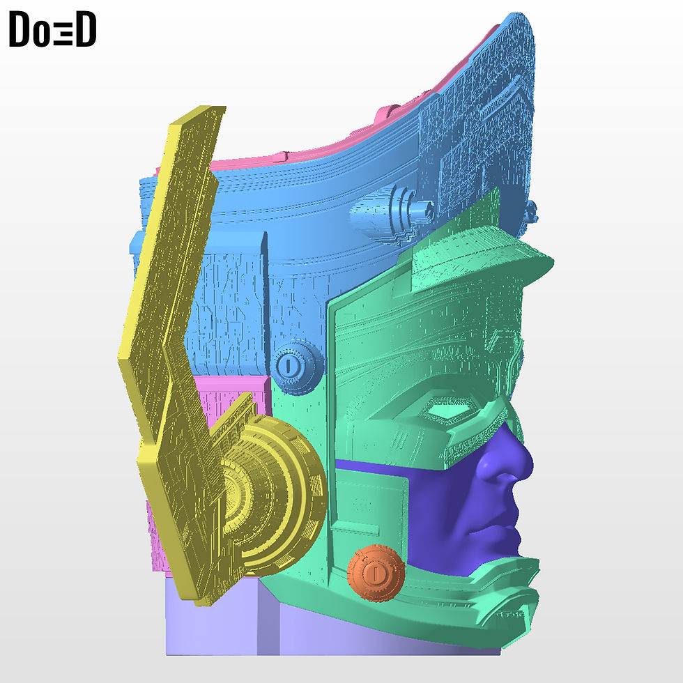 Thumbnail: Galactus Fantastic Four Helmet | 3D Printable Model STL File #GFF32