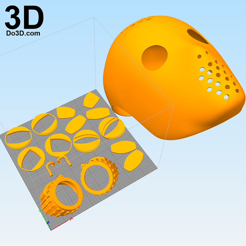 Thumbnail: Spider-Man Homecoming Homemade Goggle + Face Shell | 3D Model Project #2231