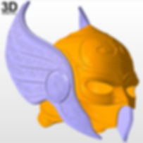 Jane Foster Lady Thor Helmet | 3D Printable Model Project #4540