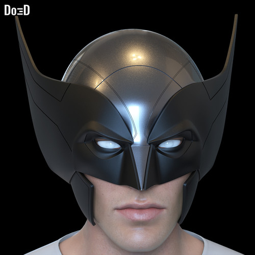 Wolverine X-Force Style Helmet Cowl | 3D Printable Model Print