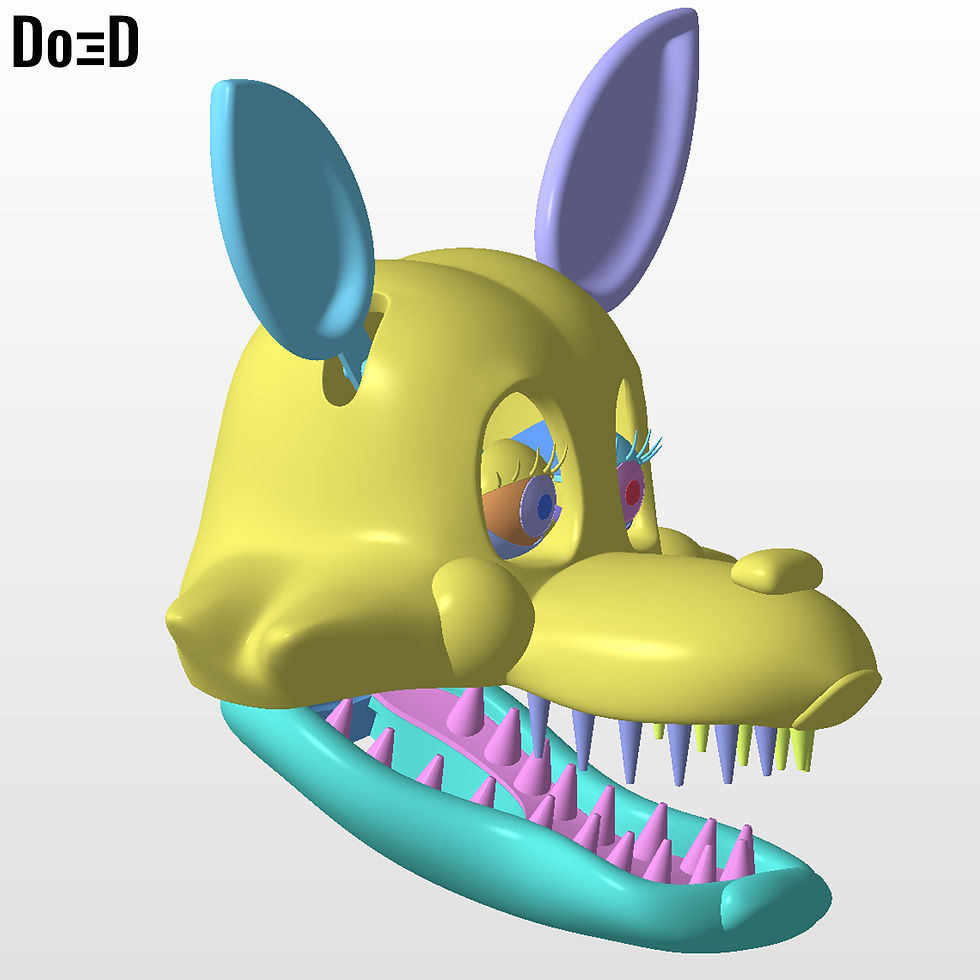 Thumbnail: Mangle Toy Foxy Five Nights At Freddy's 2 FNAF | 3D Printable Model #FF225