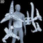 Thumbnail: Doctor Octopus Full Original Tentacles Leg Claw Belt Back Bracket Dr Ock 3D #D81