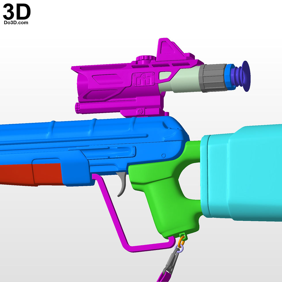 Thumbnail: Fennec Shand Rifle Blaster from Mandalorian | 3D Printable Model #FS72