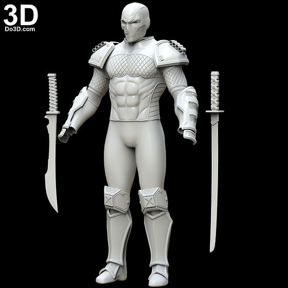DeathStroke Prime 1 Skull Armor set | 3D Model Project #5429 | Do3D