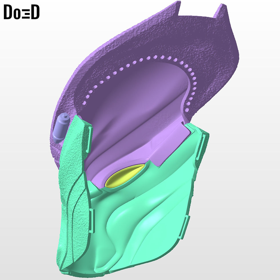 Thumbnail: Machiko Noguchi She Predator Helmet + Chest Armor | 3D Model Project #2908