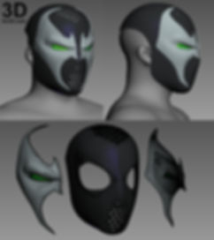 Spawn Face Shell | 3D Model Project #863