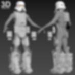 Thumbnail: Range Trooper Helmet, Armor, and Boots Star Wars | 3D Model Project #4649