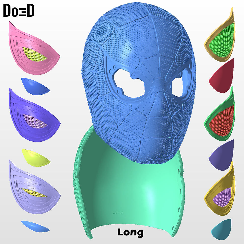 Thumbnail: Spider-man Black & Gold Integrated Suit Inside Out 3D Print Model Preorder #IB44