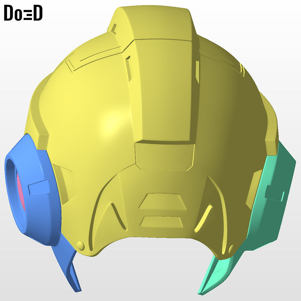 Thumbnail: Mega Man X Helmet | 3D Printable Model #MM4
