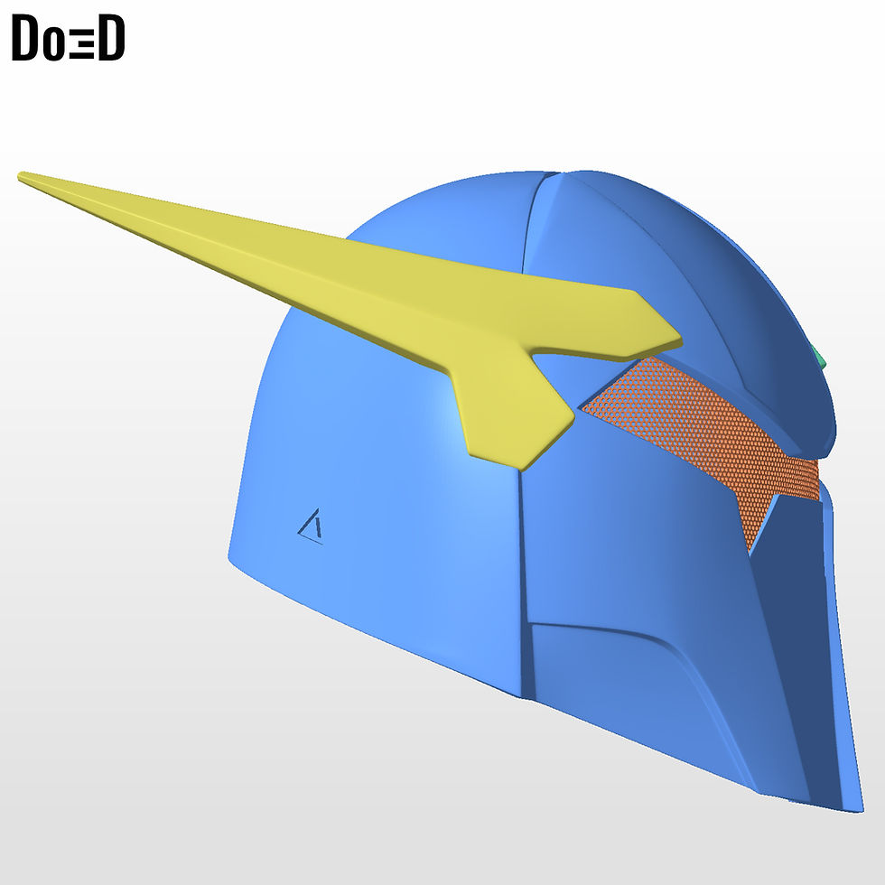 Thumbnail: Mecha Man Helmet Dispatch | 3D Printable Model STL File #MM20