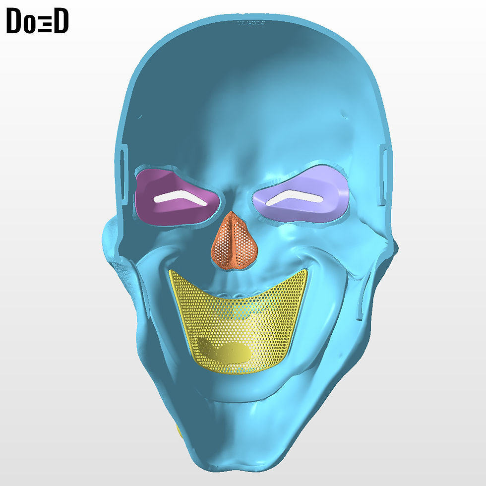 Thumbnail: Wazzup Skeletor Mask Masters of the Universe Scary Movie 3D Print File STL #WS92