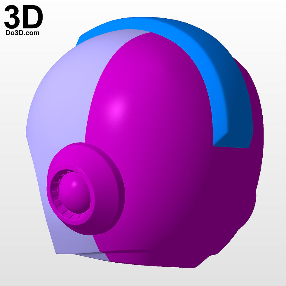 Thumbnail: Mega Man Classic Original Helmet | 3D Model Project #5376